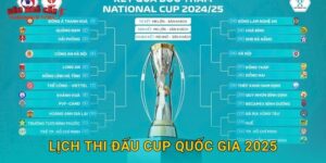 Lịch thi đấu Cup Quốc gia 2025 cập nhật chính xác tại Tylekeonhacai