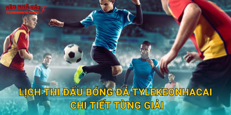Lịch thi đấu bóng đá Tylekeonhacai chi tiết từng giải