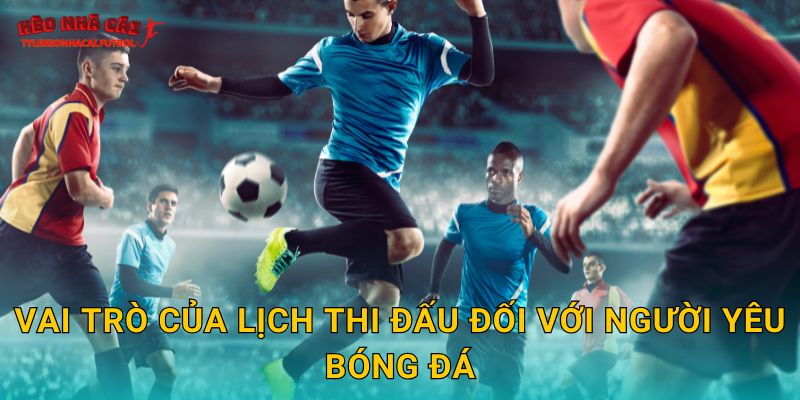 Vai trò của lịch thi đấu đối với người yêu bóng đá