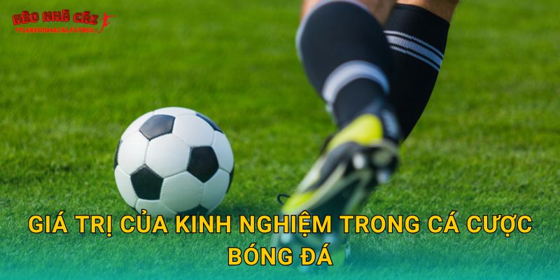 Giá trị của kinh nghiệm trong cá cược bóng đá