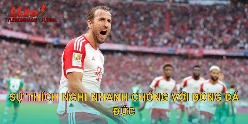 Sự thích nghi nhanh chóng với bóng đá Đức