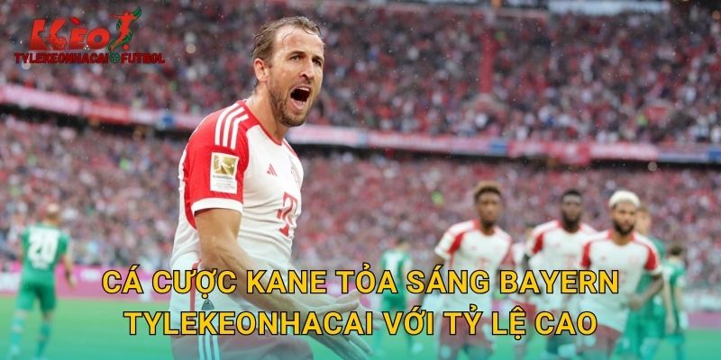 Cá cược Kane tỏa sáng Bayern tylekeonhacai với tỷ lệ cao